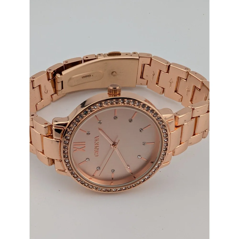 Geneva Watch Women 34mm Case Rose Gold 7.25